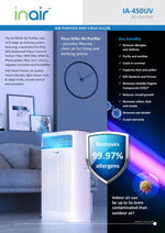 Load image into Gallery viewer, InAir™ Air Purifier IA450UV