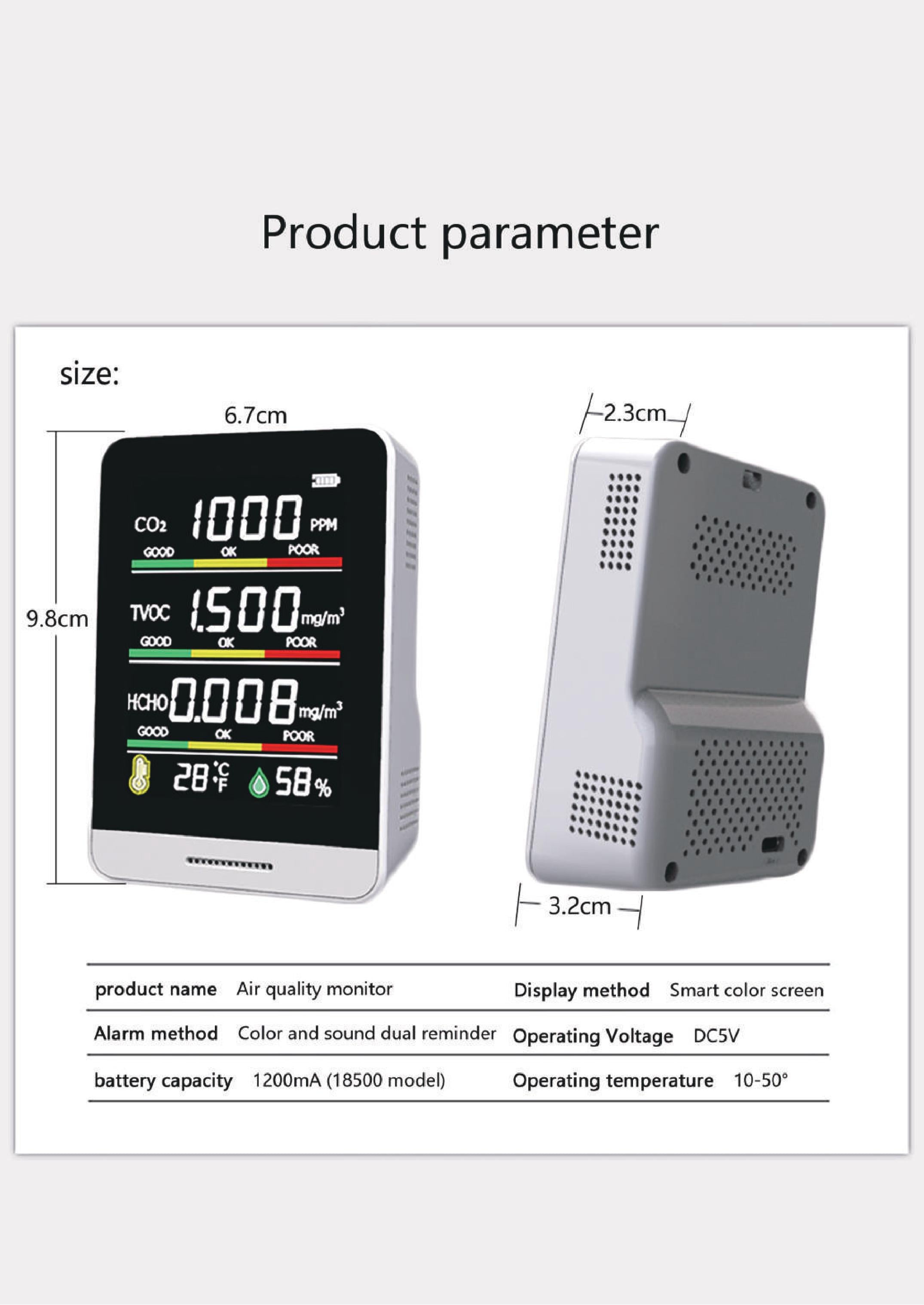 InAir Air Quality Monitor