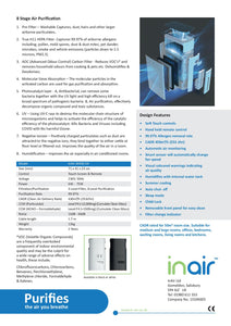 InAir™ Air Purifier IA-450UV
