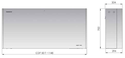 CDP IA50T Through-The-Wall Dehumidifier