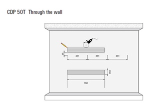 CDP IA50T Through-The-Wall Dehumidifier