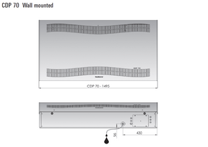 CDP IA70 Wall-Mounted Dehumidifier