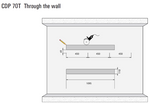 Load image into Gallery viewer, CDP IA70T Through-The-Wall Dehumidifier
